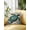 Green, Beige, Teal, variant on Outdoor Pillows Waterproof, Dark Sage Green Ombre Throw Pillows with Inserts Included, Modern Abstract Gradient Indoor Outdoor Decorative Lumbar Pillow for Bed/Couch/Patio 16"x16", 2Pcs