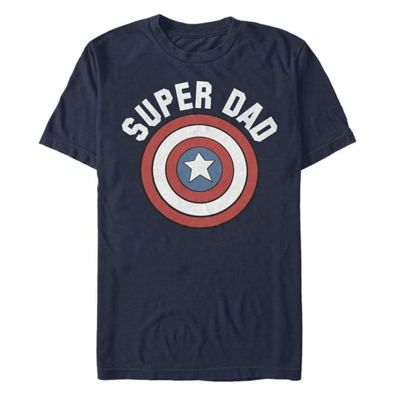 Men's Marvel Super Dad Shield Graphic T-Shirt