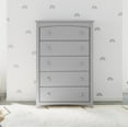 thumbnail image 3 of Storkcraft Kenton 5 Drawer Nursery Dresser, Pebble Gray, 3 of 9