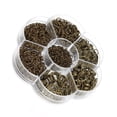 thumbnail image 2 of 1450 Pieces/Set Open Jump Rings Bangle 3-10mm Connectors Jewellery Findings DIY Crafting Handicraft Accessories Silver, 2 of 10