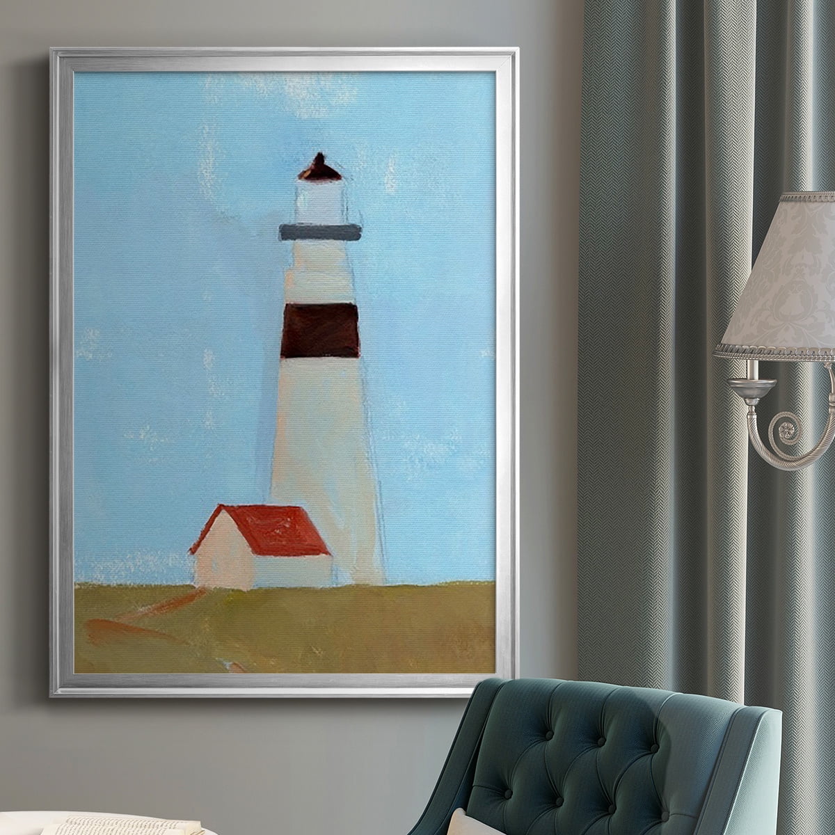 Lookout Point II Premium Framed Print, in Gold, Black, or Silver - Ready to Hang