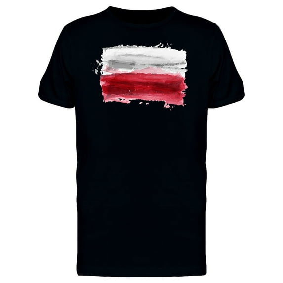 Brush Painting Of Poland Tee Men's -Image by Shutterstock