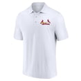 thumbnail image 2 of Men's Fanatics Branded Red/White St. Louis Cardinals Two-Pack Logo Lockup Polo Set, 2 of 5