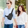 thumbnail image 2 of Mini Bolso Cruzado Impermeable y Ligero para Hombre Ideal para Viajes y Uso Diario, 2 of 7