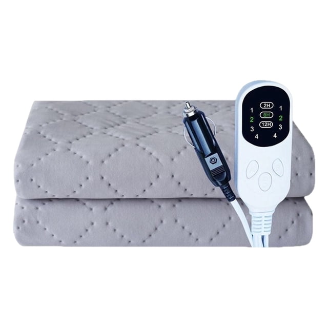 Hearth & Gear Heating Blanket 12v Heating Blanket For Up To 50 ℃ Blanket With Camping Travel Timing Function Card And Travel Heating Blankets Plug In Heating Blanket Mini Pedal Exercise Bike for