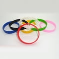 thumbnail image 7 of SmartBy 2Pcs Fashion Silicone Wristbands Wrist Bands Solid Color Sports Design Bracelets, 7 of 7
