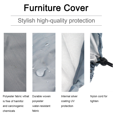 thumbnail image 3 of Parapluie Protecteur Portable Résistant aux Intempéries Housse en Polyester Sac Parasol Pare-Soleil Patio Housse de Parasol Déporté, 3 of 9