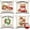 4pcs 12x20 inch, variant on Set of 4 Outdoor Waterproof Decorative Throw Pillow Covers 18x18 Inch Linen Pillow Covers Square Cushion Case Garden Pillowcase Pillows Shell for Patio Furniture Couch Tent (Strawberry Farm)