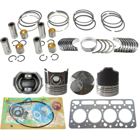 V1903 Engine Overhaul Rebuild Kit (No cylinder liner and valve) for Kubota V1903 V1903-B V1903E Engine New Holland L555 L553 For Kubota L3600DT L3600GST L3600DTC L3600GSTC