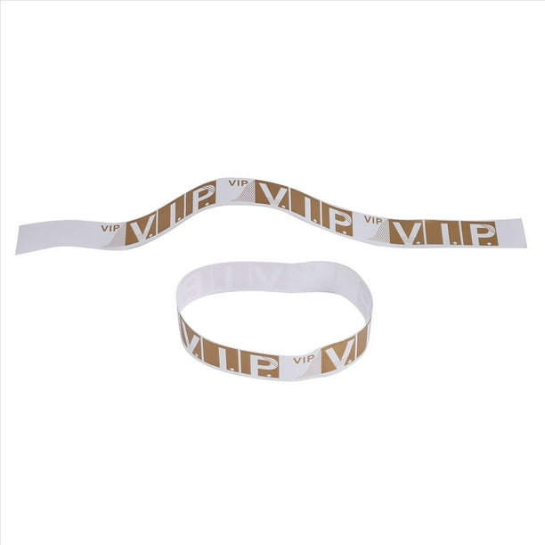 500 Uds. Pulseras VIP, Pulseras Ligeras para Eventos, MuñEqueras Personalizadas para Fiestas, Brazalete Impermeable de Colores