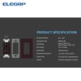 thumbnail image 6 of 30W 20A 3-Port Type C and Dual Type A USB Duplex USB Wall Outlet, Wall Plate Included, Brown (2-Pack), 6 of 8