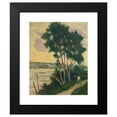 thumbnail image 2 of Maximilien Luce 15x18 Black Modern Framed Museum Art Print Titled - Sandrecourt, the Path by the River (1936), 2 of 5