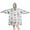 Black Controllers Games, variant on Wearable Oversized Blanket,Multicolor Controllers Games Icons Black Pattern Wearable Blanket Hoodie for Adults,Cozy Hooded Blankets with Super Pockets,Super Warm Fuzzy Pullover for Women & Men