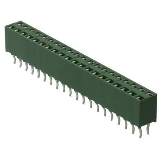 2-215307-0 Connector Receptacle 40 Position 2.54mm Through Hole Gold