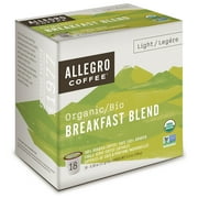 Allegro Coffee Organic Breakfast Blend Coffee Capsules, 6.9 oz, 18 ct