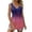 Hot Pink, variant on Women Tank Top Flowy Ruffled Sleeveless V Neck Tank Top Blouse with Waist Tie Casual Elegant Shirt Size L