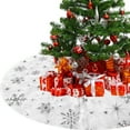 thumbnail image 2 of Godom Mini Christmas Tree Skirt White 16inch, Xmas Decoration Holiday Party Home Decor Clearance, 2 of 6