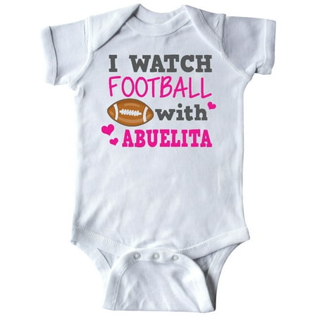 

Inktastic I Watch Football with My Abuelita Gift Baby Boy or Baby Girl Bodysuit