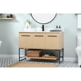 thumbnail image 2 of Elegant Decor Sloane 48" MDF Single Bathroom Vanity with Backsplash in Maple, 2 of 8