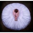 thumbnail image 2 of Pentony MA, Pauline 27x26 Black Ornate Wood Framed with Double Matting Museum Art Print Titled - Young Ballerina, 2 of 4
