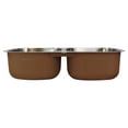 thumbnail image 3 of Transolid K-Cude32188 Classic 32-3/8" Undermount Double Basin Stainless Steel Kitchen Sink, 3 of 6