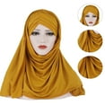 thumbnail image 5 of Travelwant Solid Color Bubble Chiffon Scarf for Women Fashion Soft Hijab Long Scarf Wrap Scarves, 5 of 7