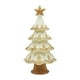 thumbnail image 2 of Adornos pequeños para el árbol de Navidad, estatua de árbol de Navidad, escultura de resina navideña Blanco, 2 of 9
