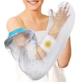 thumbnail image 2 of 1 Pcs Waterproof Arm Cast Cover For Shower Adult Long Full Protector, 2 of 3