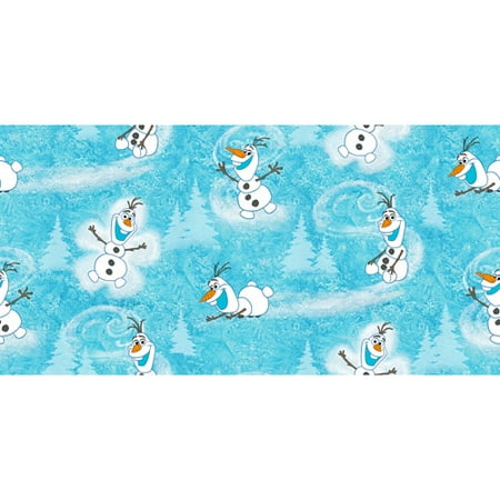 Disney Frozen Olaf Winter Toss Fabric, 43/44" Wide, Sold by the Yard