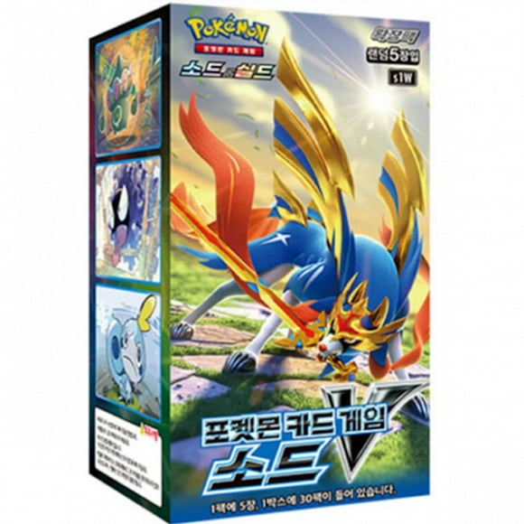 Pokemon TCG: Sword and Shield SWORD V Booster Box (Korean) - 30 Packs