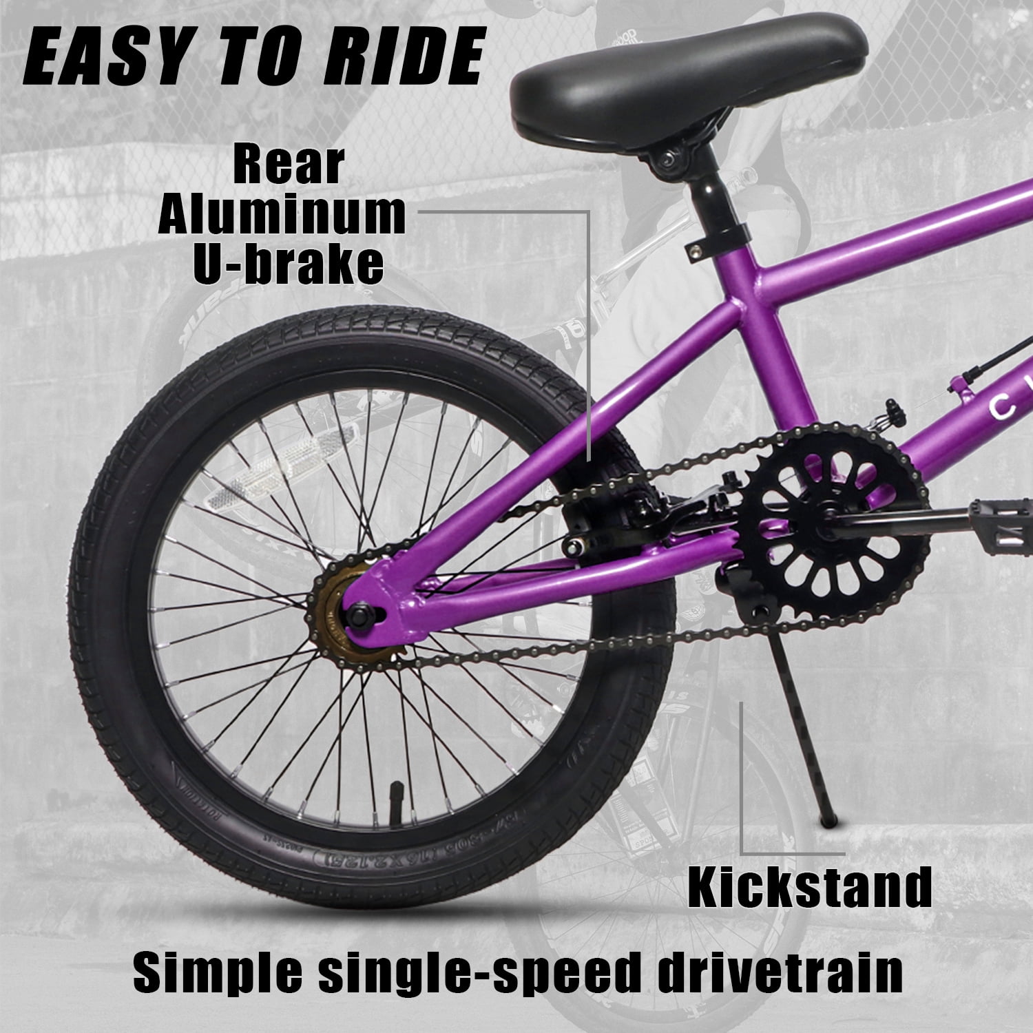 キッズ BMX 18inch /SUBROSA / PURPLE Subrosa Tiro 20