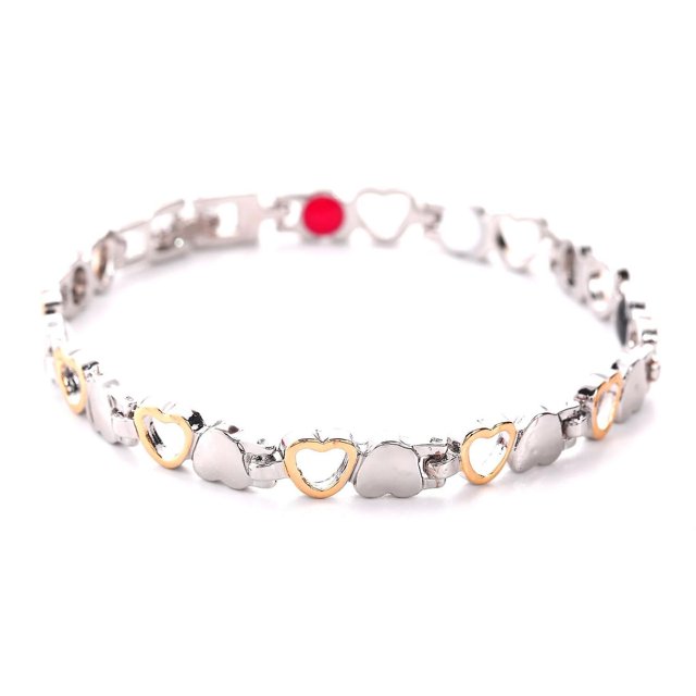 Pulsera de Acero de Titanio en Forma de Corazón Love XianweiShao 8390612806667