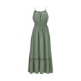 thumbnail image 3 of WILLBEST Robes Chambray pour Femmes 2024 Robe Longue Maxi à Bretelles Spaghetti Tenue de Plage pour Col Décontracté, 3 of 7