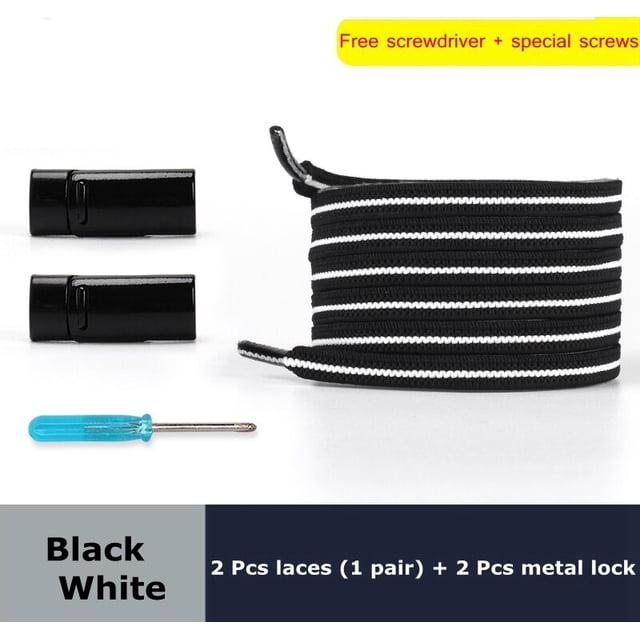 Nuevo Magnético Sin corbata Cordones para zapatos Cordones elásticos Cordones para zapatillas Zapatos Lazy Shoelace Bloqueo magnético Talla única para todos los niños amp; AdultoEstados Unidos Gao Jinjia LED