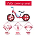 thumbnail image 5 of Chillafish Charlie Lightweight Toddler Balance Bike with Carry Handle, Adjustable Seat and Handlebar, Puncture-Proof 10-inch Wheels, for Kids 18-48 Months, Red, 5 of 10