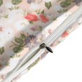 thumbnail image 4 of HAHDAXIA Floral Pattern Bedding Solid Comforter Set for All Seasons,3 Pieces(1 Comforter+2 Pillowcases),Soft Microfiber Bedding Set Full(79"x90"), 4 of 7