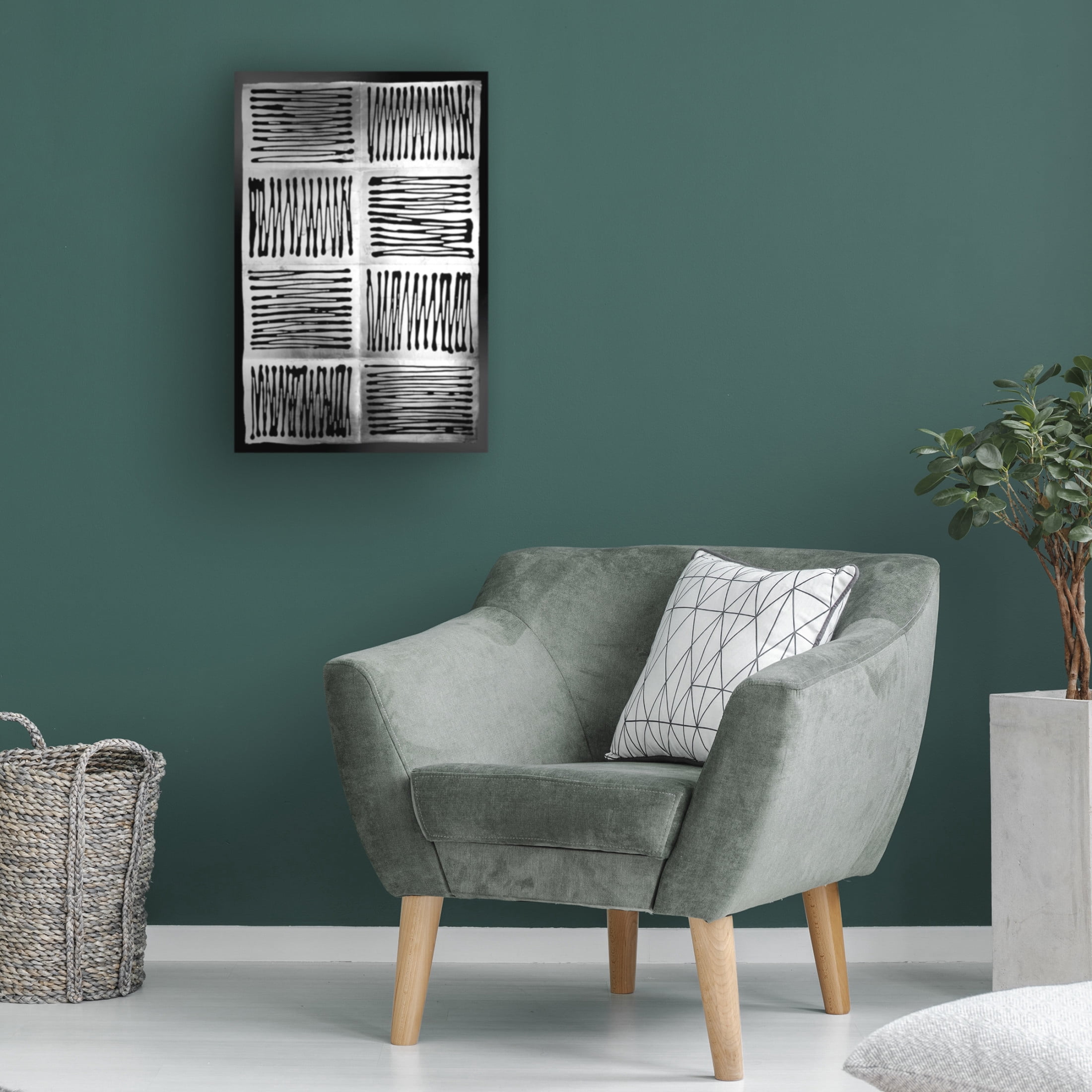 Canvas Wall Art - Vanna Lam 'Galvanize II' Wall Art for Living Room, Bedroom, or Office Décor by Trademark Fine Art - 22 x 32 Inches
