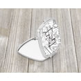 thumbnail image 2 of Letter Z Musical Note Letters Compact Mirror, 2 of 4