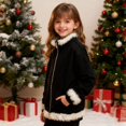 thumbnail image 5 of KAUOD Kids Toddler Full Zipper Fleece Jackets Christmas Fuzzy-Lined Winter Coats Boys Girls Long Sleeve Thick Warm Outwear, 5 of 8