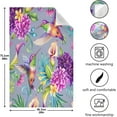 thumbnail image 3 of GZHJMY Hummingbird on Purple Flowers 4PCS Kitchen Towels Dish Clothes Absorbent Dishcloths Reusable Rapid Drying for Kitchen Bathroom Hotel Household Hand Towels 29"X18" inch, 3 of 7