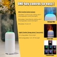 thumbnail image 4 of Car Diffuser Humidifier Aromatherapy USB Essential Oil Diffuser with 7 Color Flame Lights Cool Mist Car Humidifier Portable for Car Home Office Bedroom, 4 of 8