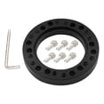 thumbnail image 2 of koolsoo Car Steering Wheel Hub Adapter Spacer Vehicle Parts Racing Car Black Black, 2 of 6