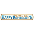 thumbnail image 5 of Elegant Design Happy Retirement Banner Gold Accents Celebration Banner Personalized Event Decoration for Retirement Party Indoor Decoration Office Celebration, 5 of 7
