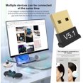 thumbnail image 3 of Bluetooth 5.1 Adapter Receiver For Computer PC Laptop Audio Bluetooth Adapter Dongle USB Accessories, 3 of 7
