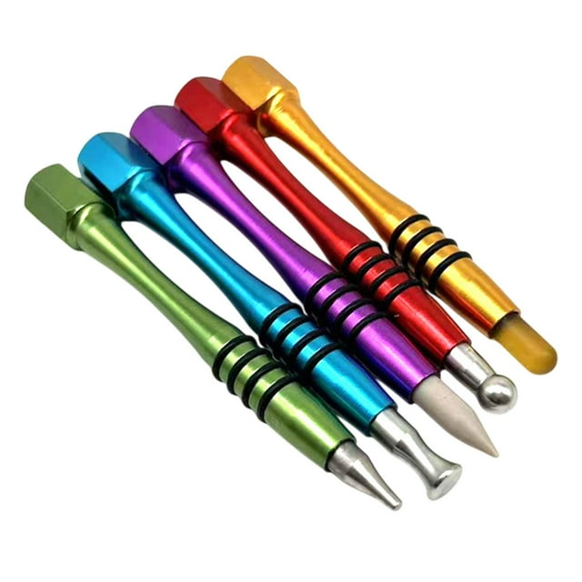 5x Metal Tap Down Pen Spoteown Pen Ben Bail Beil Reparación del automóvil Pen Servido Remover Pen Pen Pen Pintura, Herramienta de reparación de