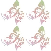 6 Sheets Butterfly Car Decal Set Car Rearview Mirror Stickers Reflective Decals Vinyl Waterproof Sticker Women Car Stickers for Auto Truck SUV Wall Art Laptop Colorful Colorful