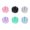 Mixed color, variant on 6Pcs Convenient Multicolored Plastic Shaker Sphere for Protein Drink Ensuring Without Clumps Mixing in Shaker Bottles