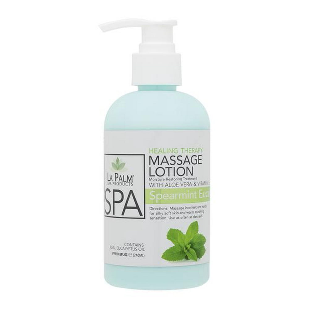 La Palm ORGANIC Healing Therapy Massage Lotion w/ Aloe Vera + Vitamin E