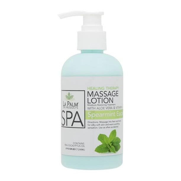 La Palm ORGANIC Healing Therapy Massage Lotion w/ Aloe Vera + Vitamin E