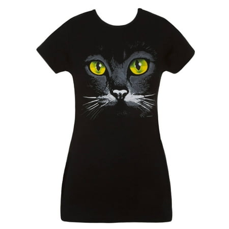 Lady Cast - Womens Cat Eyes Short-Sleeve T-Shirt